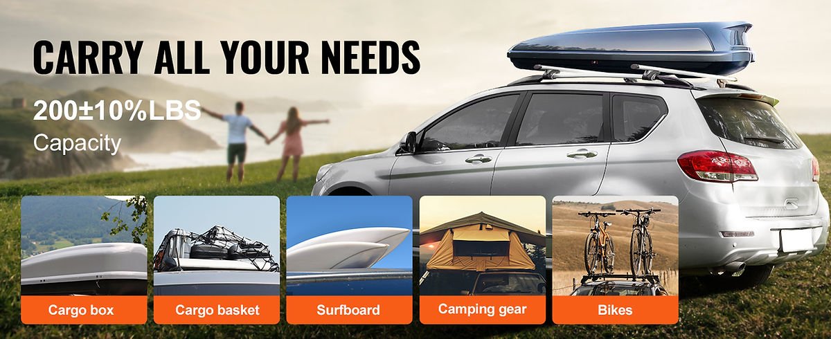 Barres de toit compatibles avec la tente de toit MH500 Decathlon