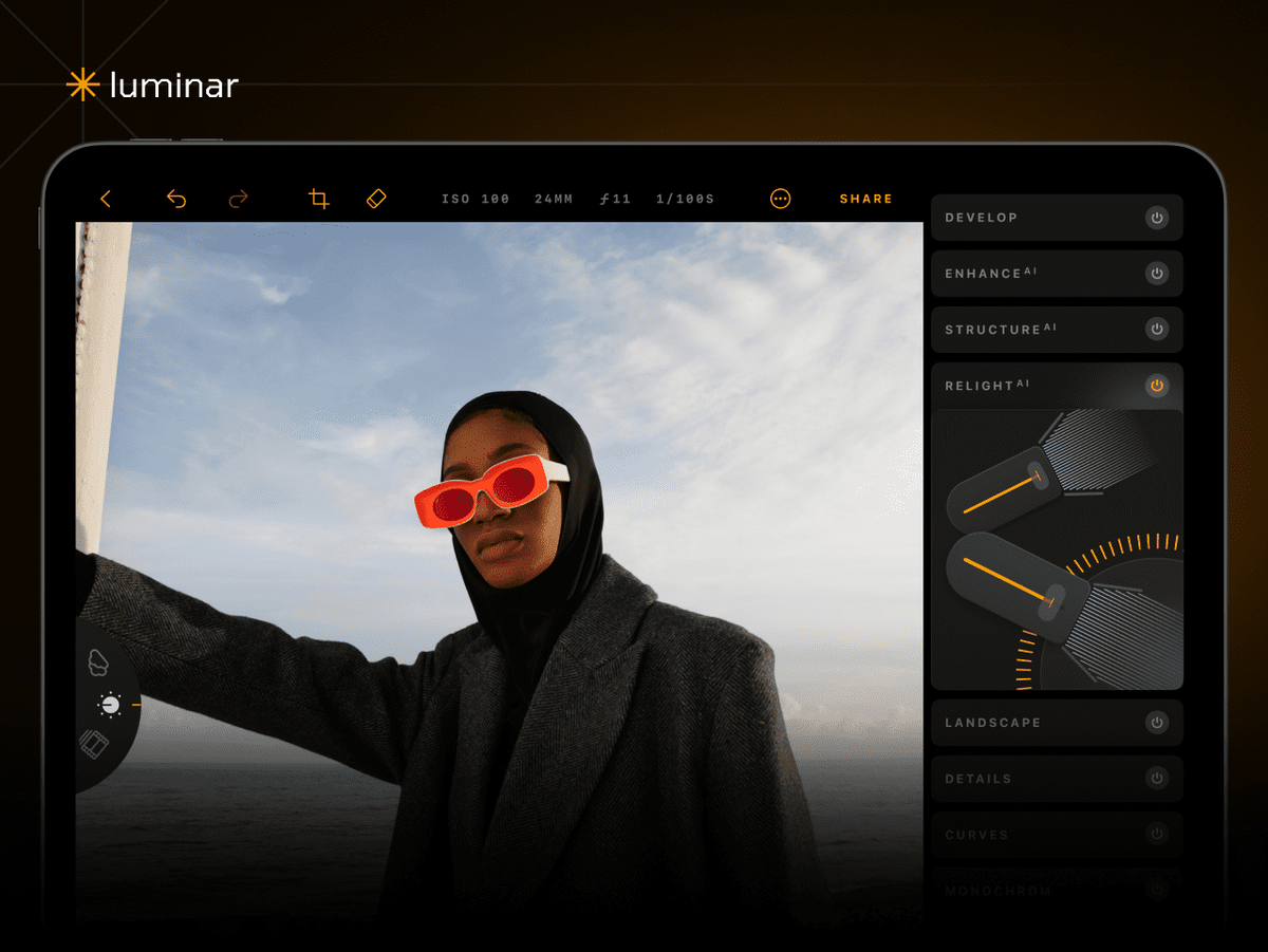 Luminar NEO pour iPad