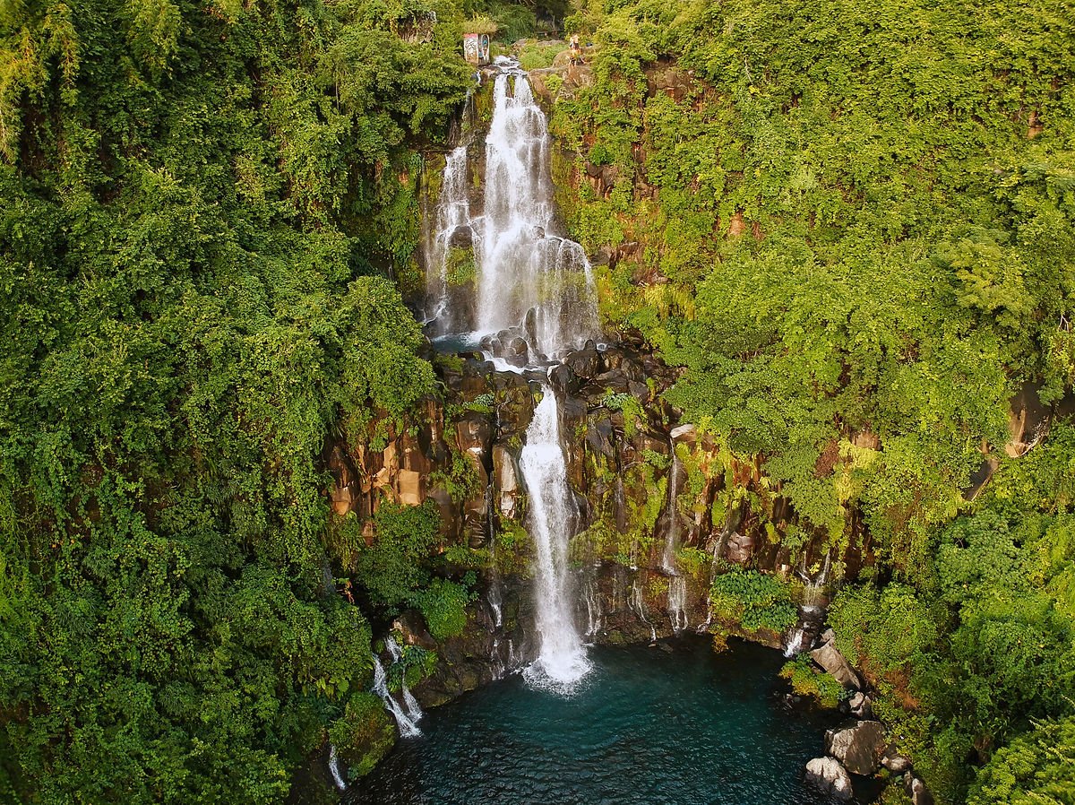 Cascade du Bassin des Aigrettes à Saint-Gilles