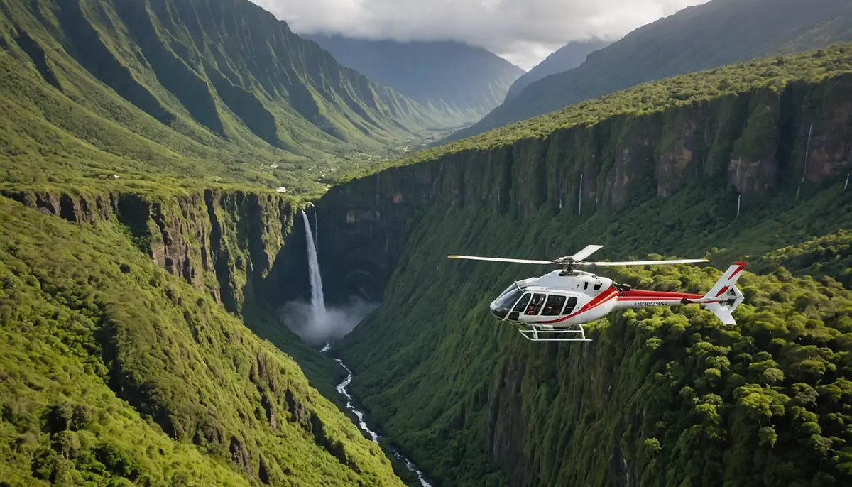 Hélicoptère à La Réunion