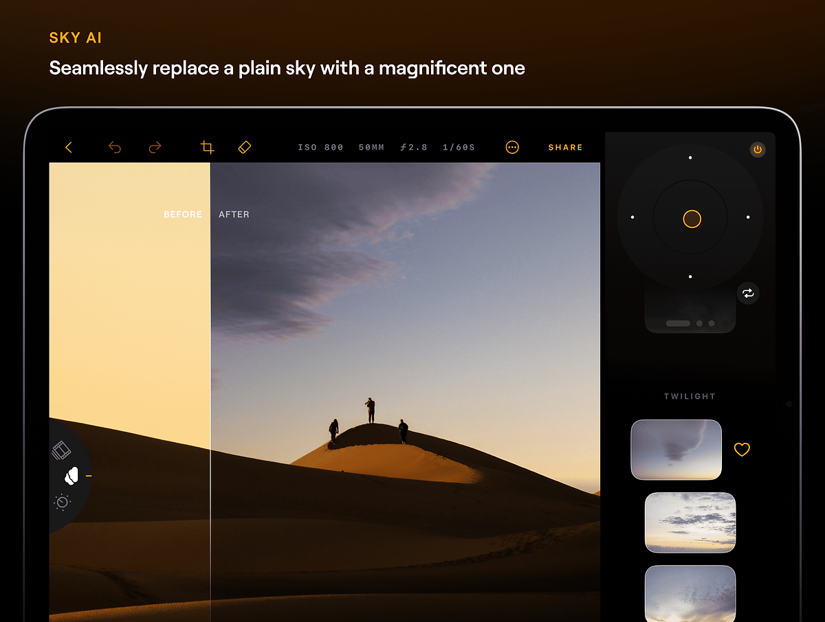 Luminar NEO pour iPad