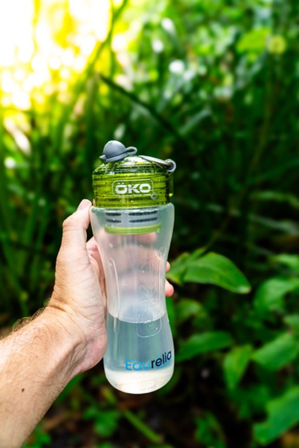 Gourde filtrante OKO Europe – eau pure partout dans le monde