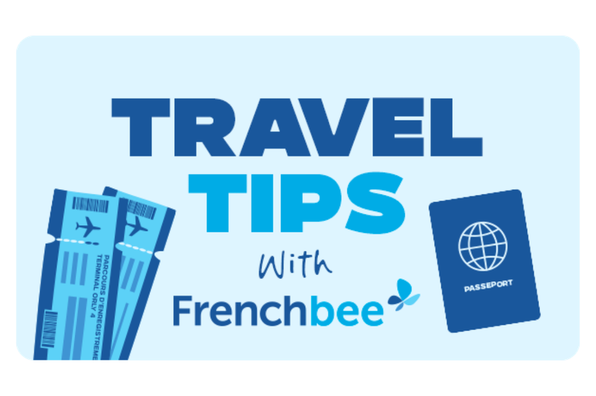Visuel officiel French bee avec conseils de voyage avant le départ