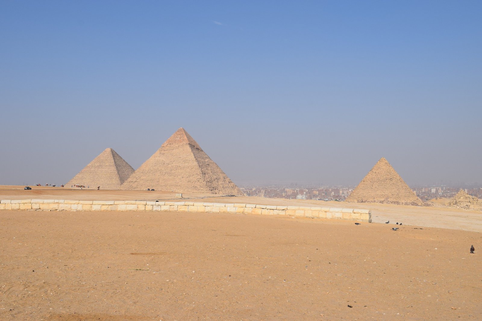 Pyramides de Gizeh près du Caire en Égypte