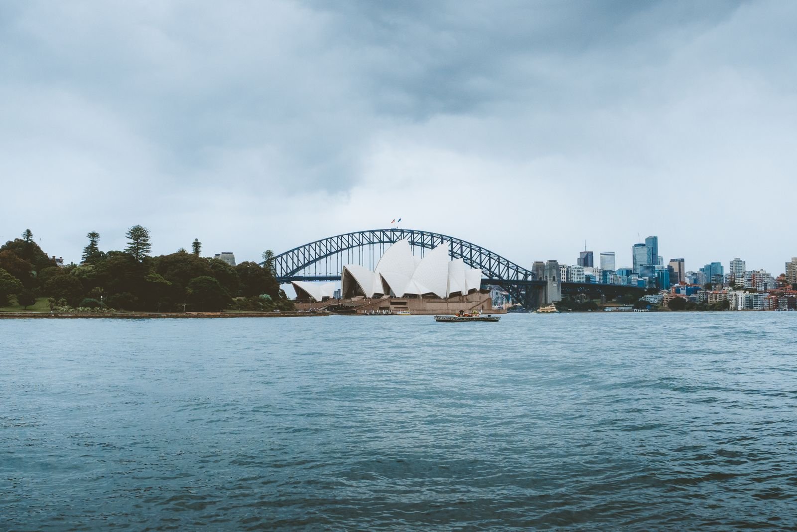 Opéra de Sydney et Harbour Bridge en Australie